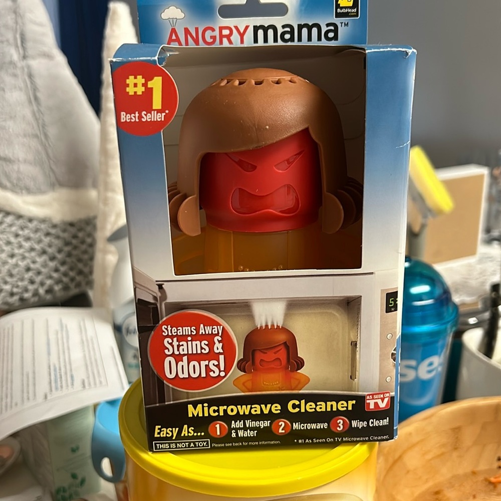 Angry Mama Microwave Cleaner